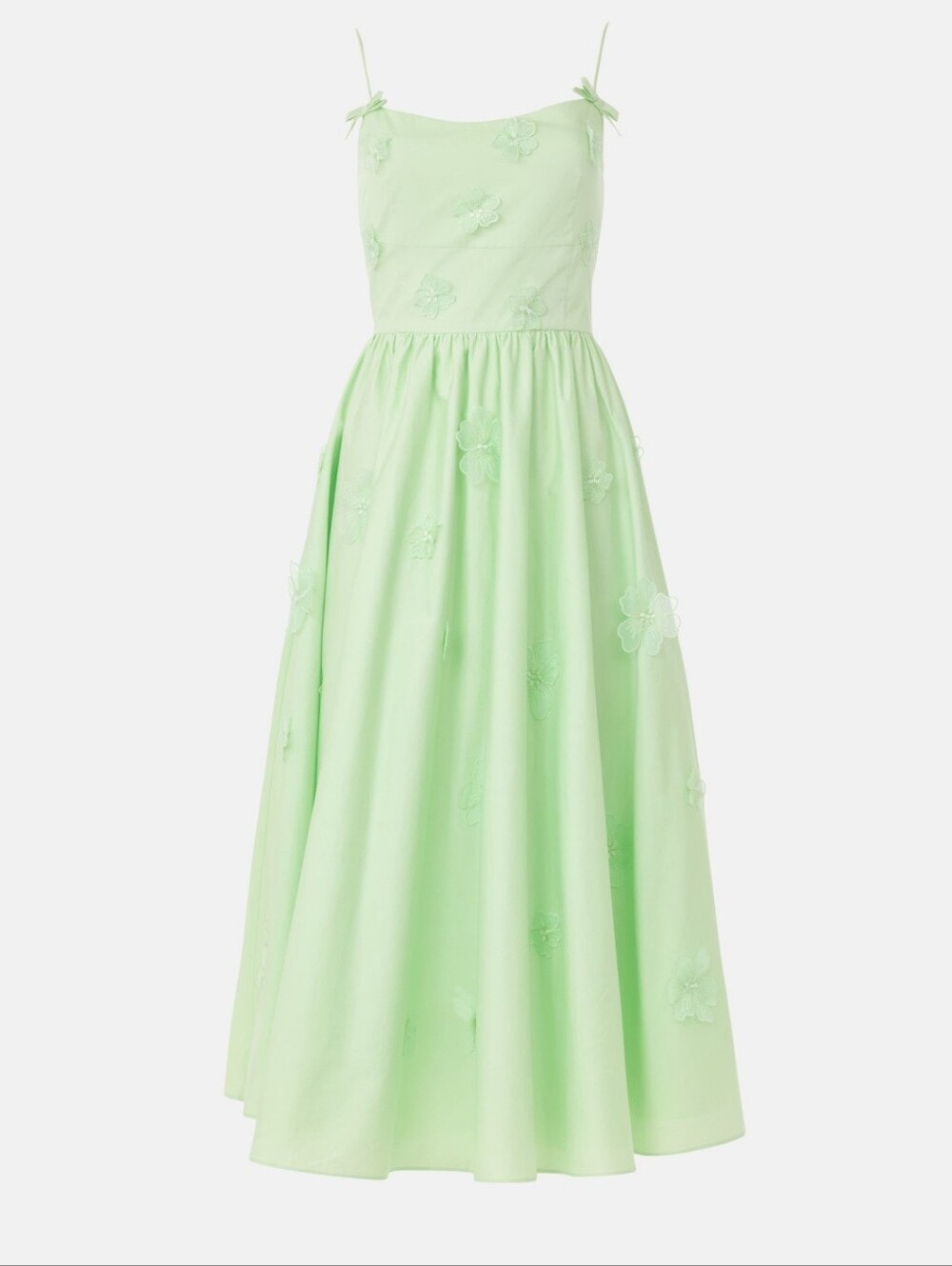 SELF-PORTRAIT | $510 Cotton Flower Midi Dress - Picture 5 of 11